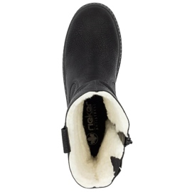 Ženske izolirane čizme na crnoj platformi Rieker 74283-00 1