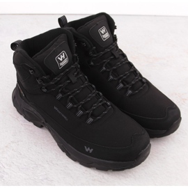 Vodootporne muške trekking cipele, crne, Vanhorn 99302 crna 2