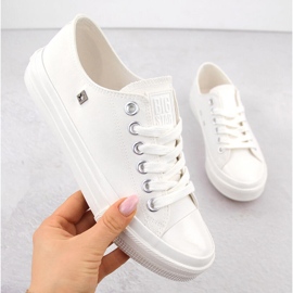 Ženske niske tekstilne tenisice, bijele Big Star NN274285 bijela 1