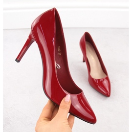 Pokedske pumpe, obojene igle crvene sergio leone 1339 crvena 1