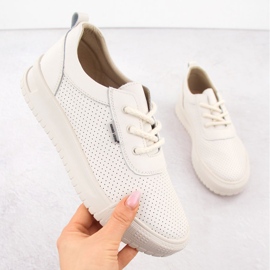 Beige kožna kožna sportska cipela Sergio Leone SP-102 bež 1