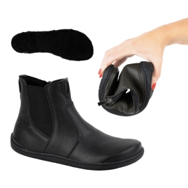 Olivier Ženske Chelsea čizme s patentnim zatvaračem, izolirane 1263, crne crna 8