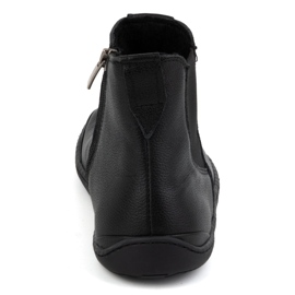 Olivier Ženske Chelsea čizme s patentnim zatvaračem, izolirane 1263, crne crna 6