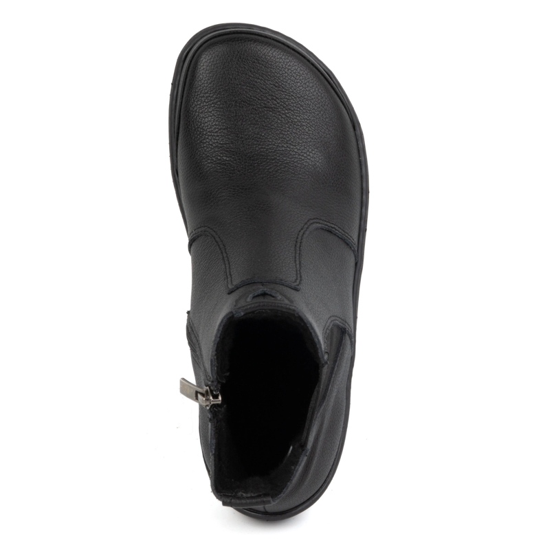 Olivier Ženske Chelsea čizme s patentnim zatvaračem, izolirane 1263, crne crno 1