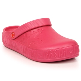 Ženske roze papuče kroks pink Big Star II275007 ružičasta 2