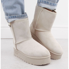 Vodootporne ženske čizme za snijeg mukluk bež Big Star OO274897 1