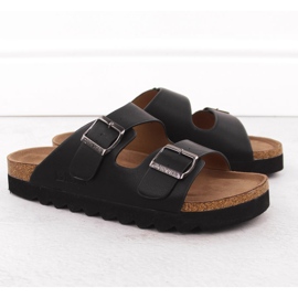 Muški flip flops podesiv za crne kopče Big Star NN174531 crna 1