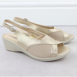 Evento Ženske sandale za udoban bež event 8863 2
