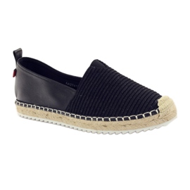 Balerine espadrile Big star 274196 crna smeđa 1