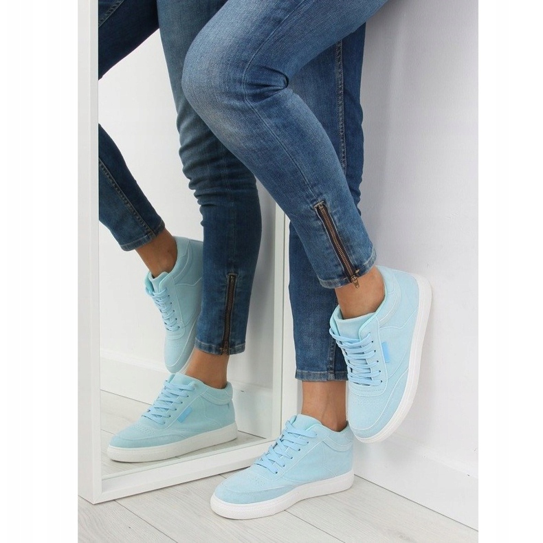 Plave ženske tenisice od antilopa NB171P Plave plava 2