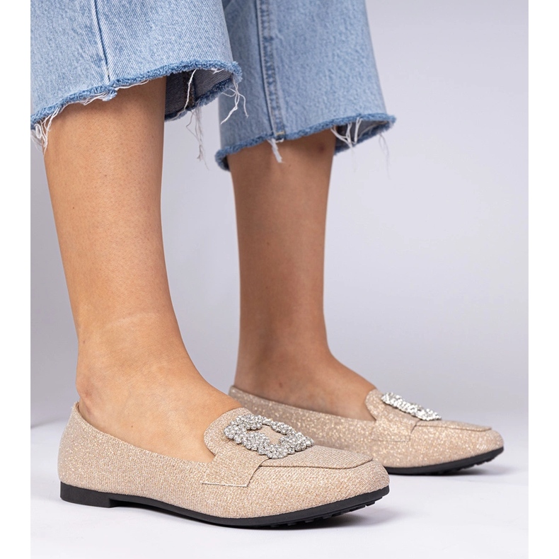 Šampanjske zastoji od cirkona zlatna 1