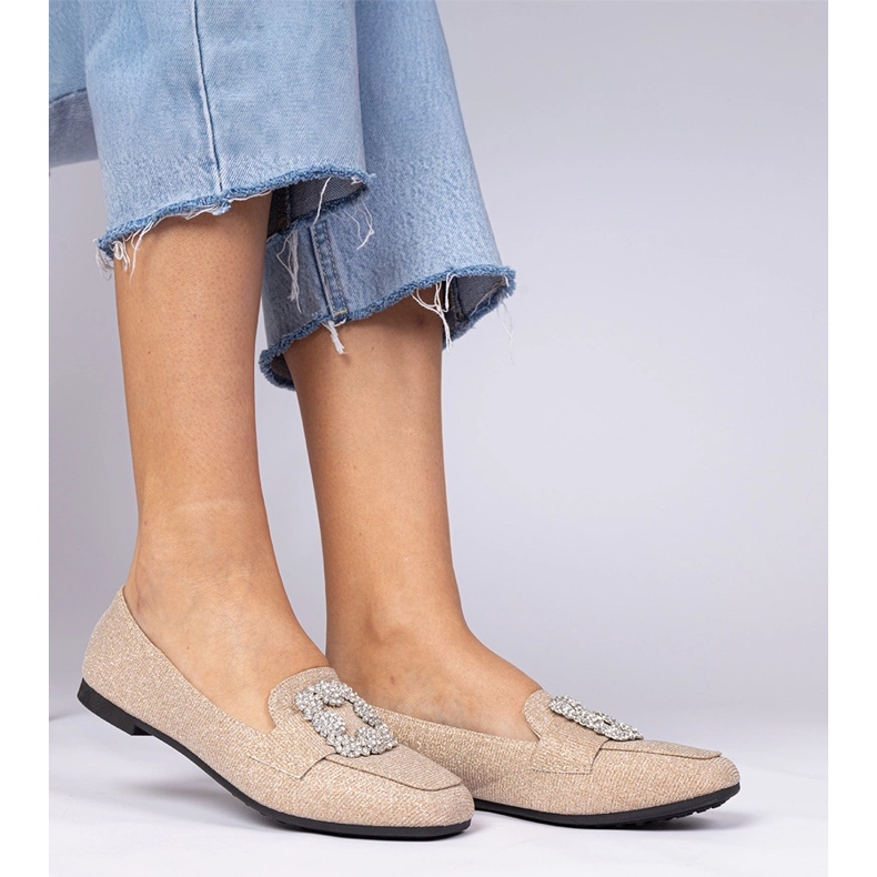 Šampanjske zastoji od cirkona zlatna 2