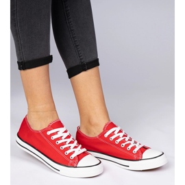 Crvene klasične ženske tenisice crvena 2