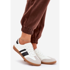 Niske ženske tenisice s eko kožom bijele boje bijela 1