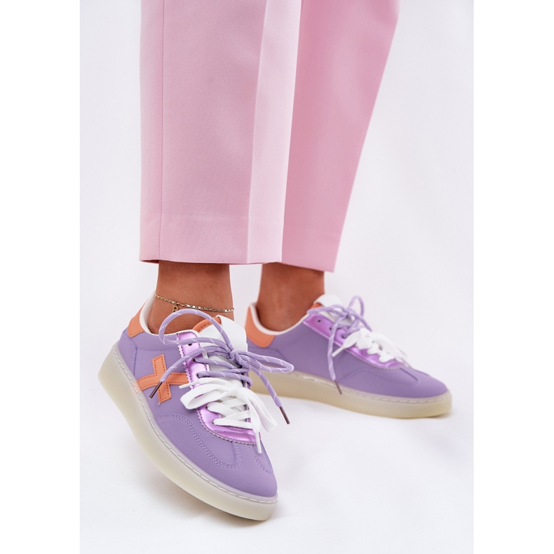 Niske ženske ljubičaste sportske cipele ljubičasta 2