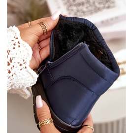 News Ženske izolirane čizme za snijeg, tamnoplave 4