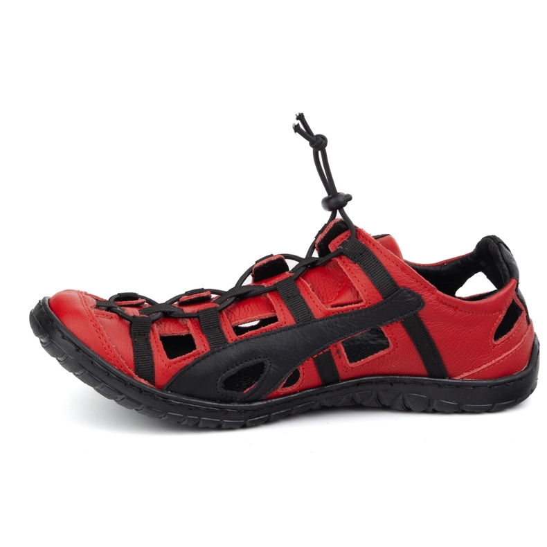 Olivier Muške kožne biciklističke cipele 262kz crvena 1