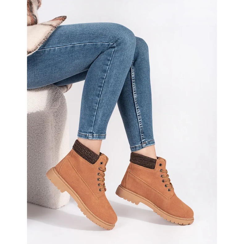 Original Walkman Shoes Hvatači kože od devine kože smeđa 2