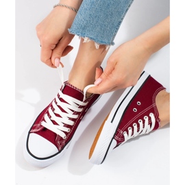 SHELOVET Burgundske tenisice crvena 1