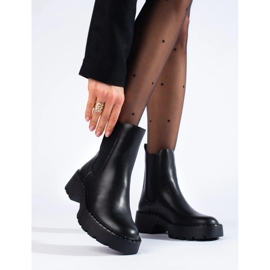 Chelsea čizme na platformi Sergio Leone crno 1