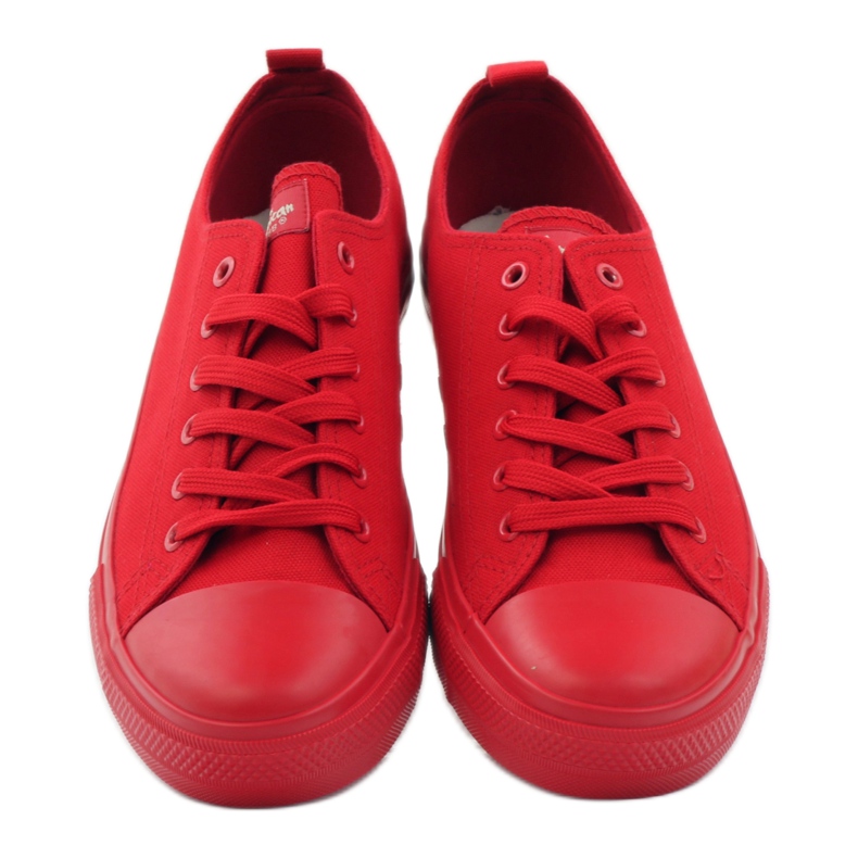 Zavezane tenisice American Club LH06 crvena 4