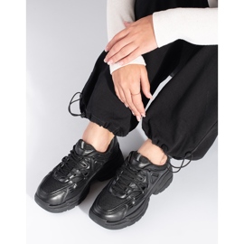 Crne tenisice s debelim potplatom crno 2