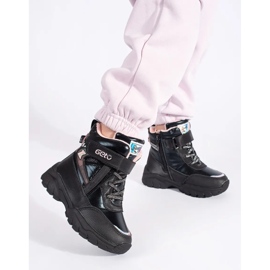 Crne cipele za djevojčice sa debelim đonom crna 1