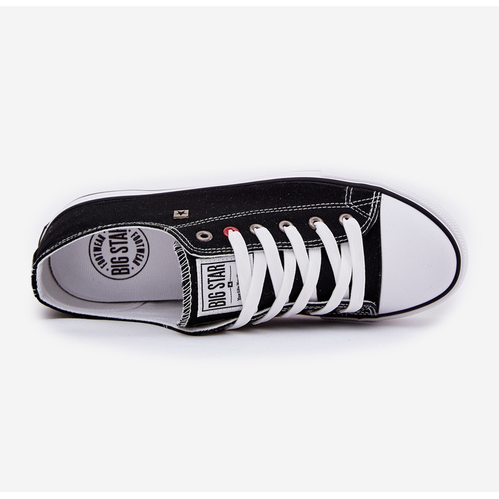 Big Star Muške velike zvijezde NN174300 muške tenisice hi-poljski sustav crni crna 2