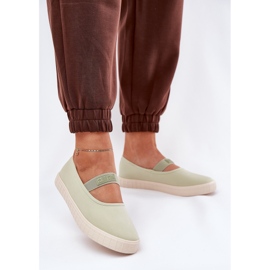 Big Star Ženske velike zvijezde NN274604 svijetlozelene tenisice zelena 2