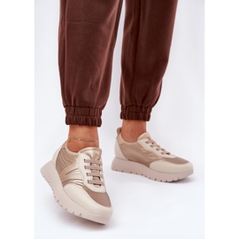 Vinceza Ženske sportske cipele na Vincez platformi 58510 Zlotys zlatna 2