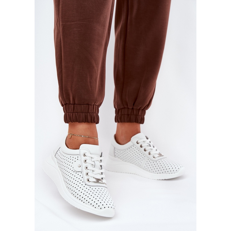 Ženske Vinceza 79532 Bijele sportske cipele bijela 2