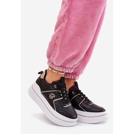 Ženske sportske cipele na platformi crne crno 1