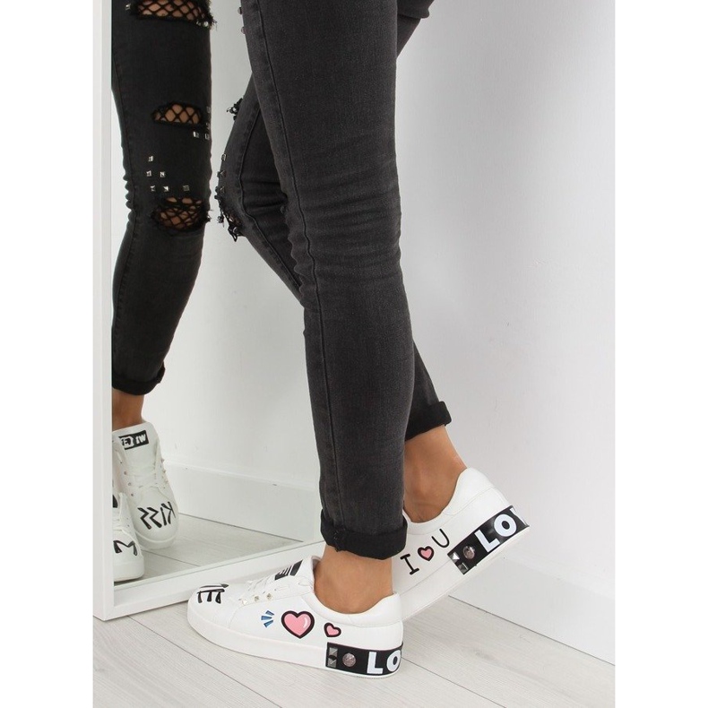 Bijele tenisice sa T302 White natpisima bijela 1