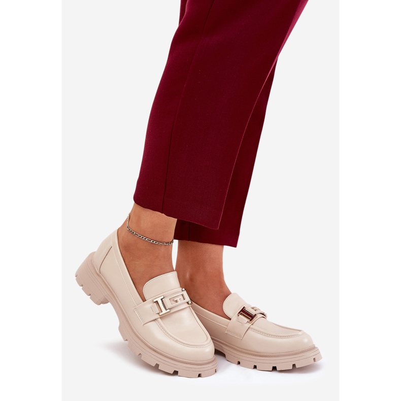 Ženske kosilice s eko kožom bež 1