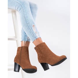 Goodin Camel Booties On A Post smeđa 2
