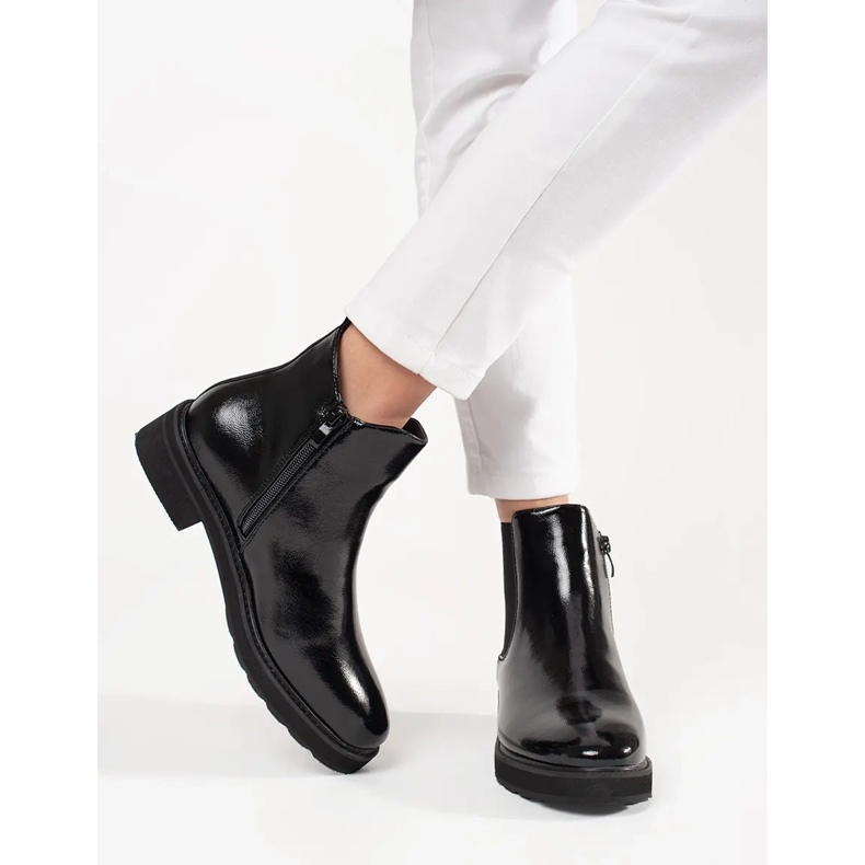 Sergio Leone Klasične crne čizme iz Sergia Leonea crna 2