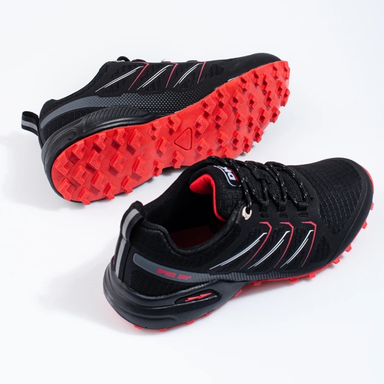 DK crne muške sportske cipele na vezanje crno 2