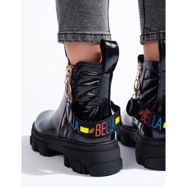 Ženske gležnjače s platformom crno 2