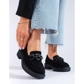 W. Potocki Ženske natikače Potocki antilop crne crna 1