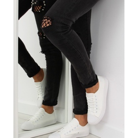 Ženske bijele jednobojne tenisice bijela 1