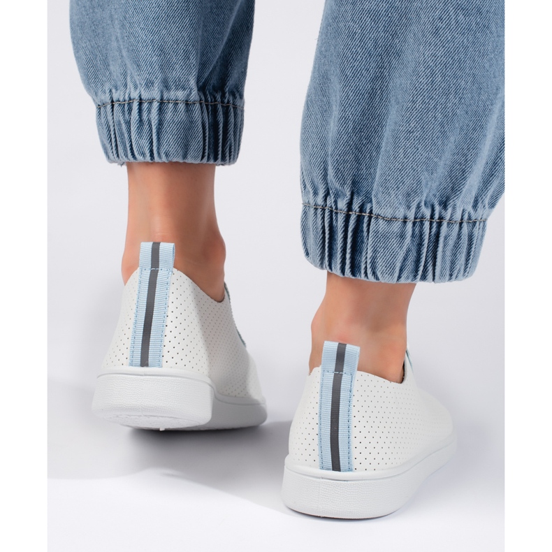 Ženske ažur bijele tenisice bijela 2