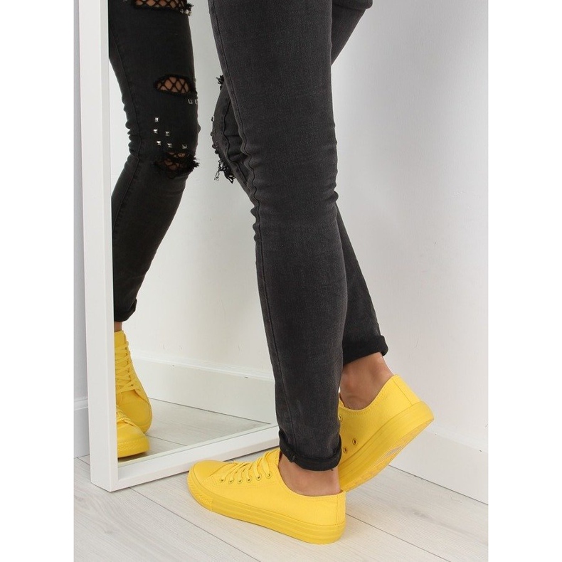 Žute monobojne ženske tenisice NB176 Žute žuta boja 2