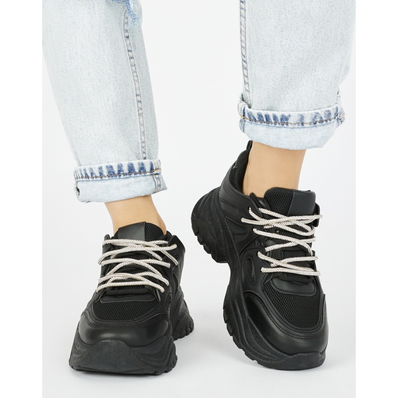 Ženske crne tenisice crna 1