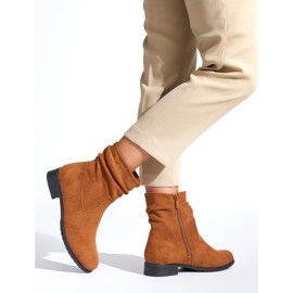 Ženske smeđe kaubojske čizme smeđa 1