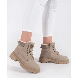 Goodin Bež izolirane ženske čizme 1