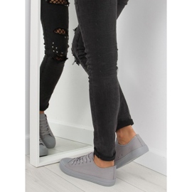 Sive ženske jednobojne sive tenisice NB176 siva 2