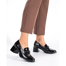 Crne ženske cipele na visoku petu crno 1