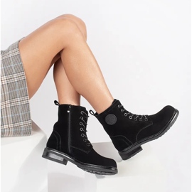 Crne ženske torbe od prirodne nubuk kože marke Sergio Leone crno 1