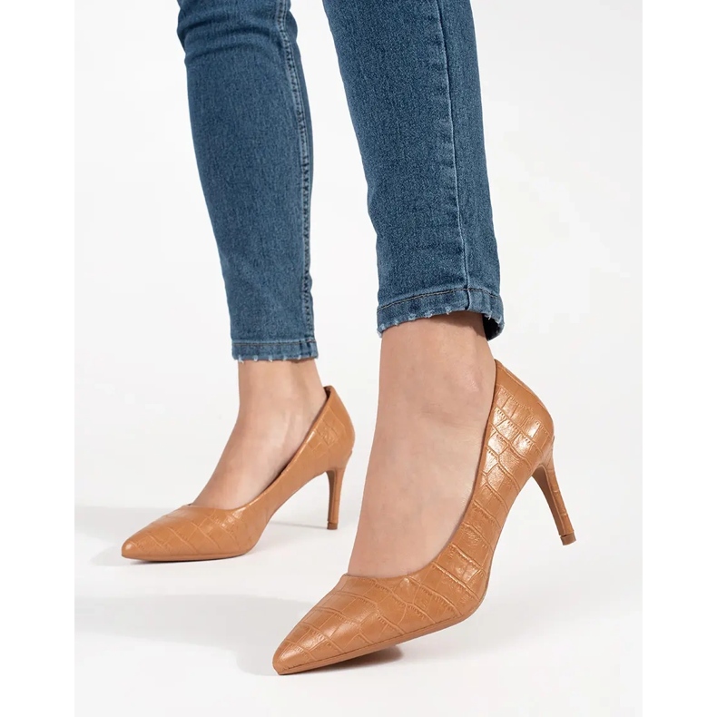 Seastar Tamne bež pumpe na visokoj peti 1