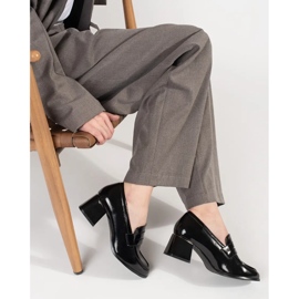 Goodin Crne cipele na visoku petu crna 1